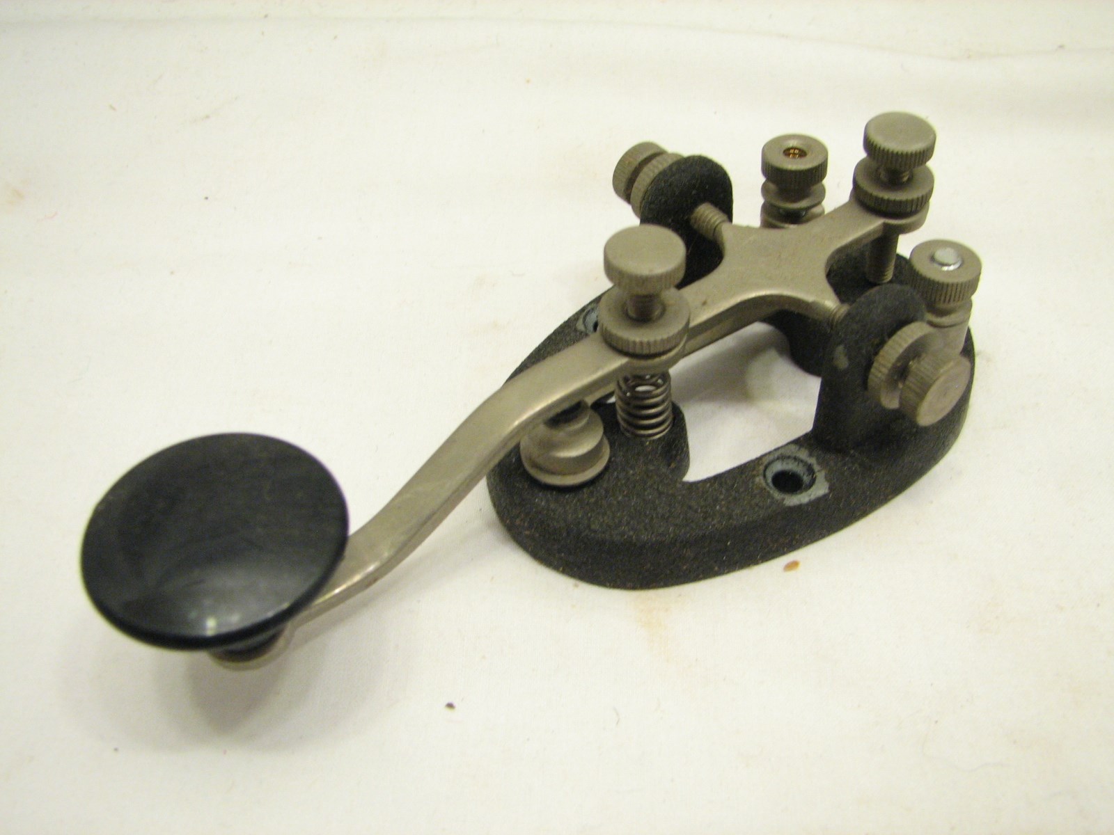 Vintage Nye Speed X Telegraph Paddle Key Ham Radio Morse Code Ebay