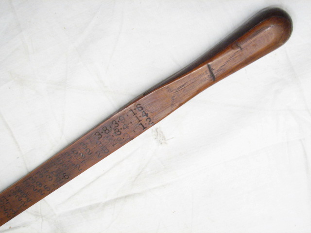 ANTIQUE LUMBER RULE MILL CLEVELAND LOGGER'S SCALE STICK | eBay