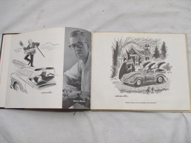 VW VOLKSWAGEN THINK SMALL DEALER PROMO BOOK ART CARTOON  