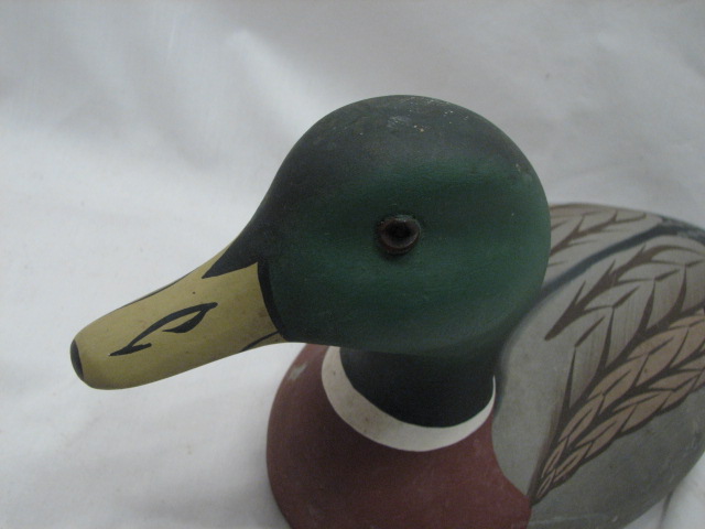   BROS STONEY POINT DECOYS OAK HALL VA 1983 MALLARD DUCK SIGNED  