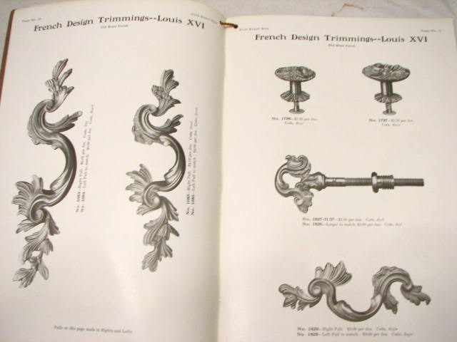 KEELER BRASS COMPANY METAL FURNITURE HARDWARE CATALOG  