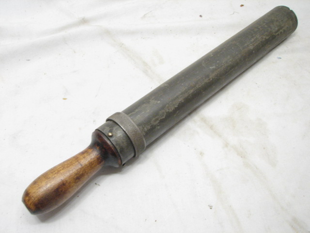 ANTIQUE TIN CHEESE THIEF PLUG TESTER KITCHEN FARM DAIRY TOOL  