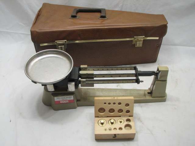   BEAM BALANCE SCALE MEASURING TOOL CHEMISTRY PHARMACY LAB 2160g  