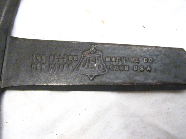 Antique Belden Slating Hammer Roofing Tool Leather Handle Slaters Bell ...