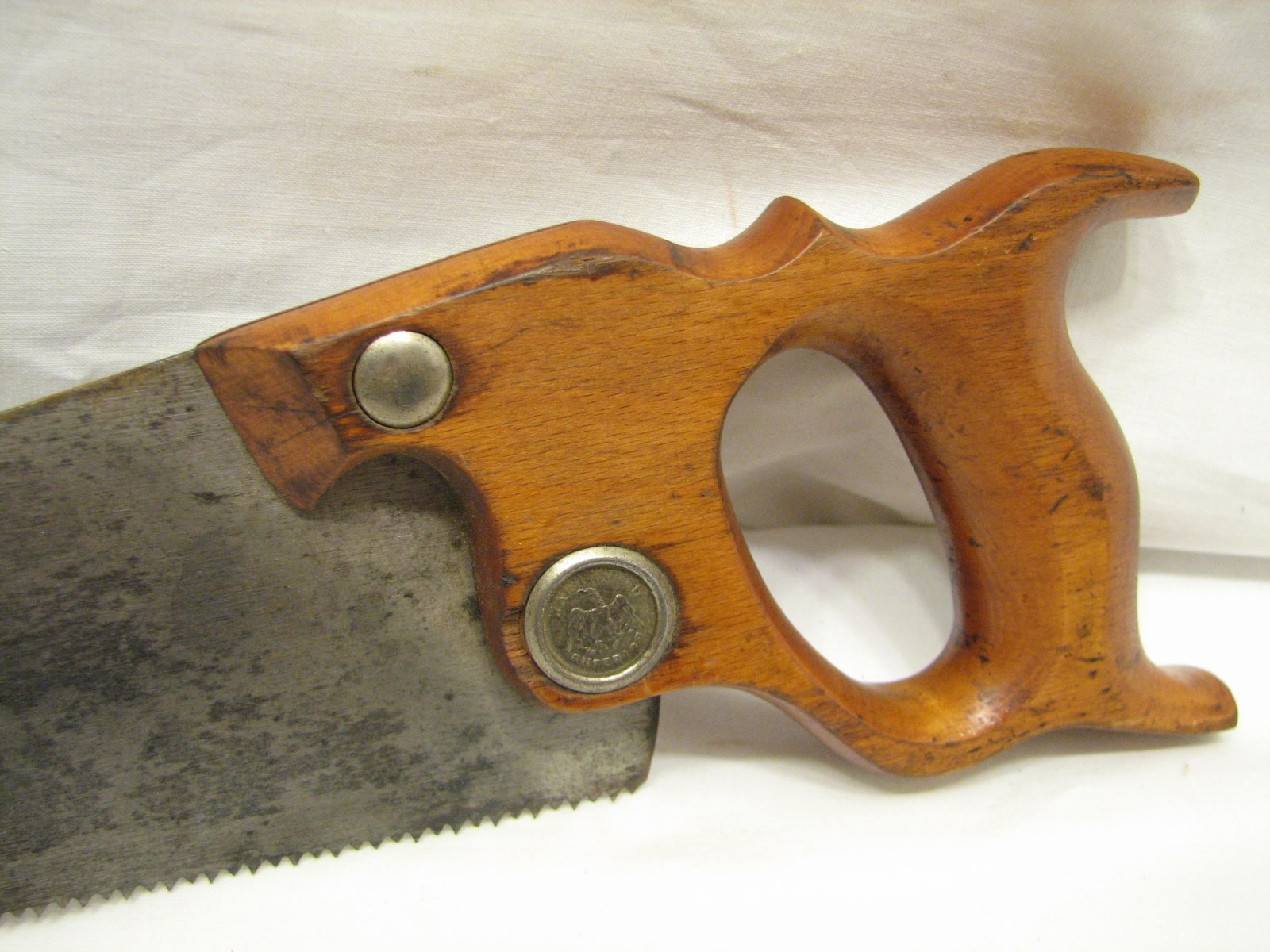 Vintage Jennings Small 12 Panel Hand Saw 9 ppi 