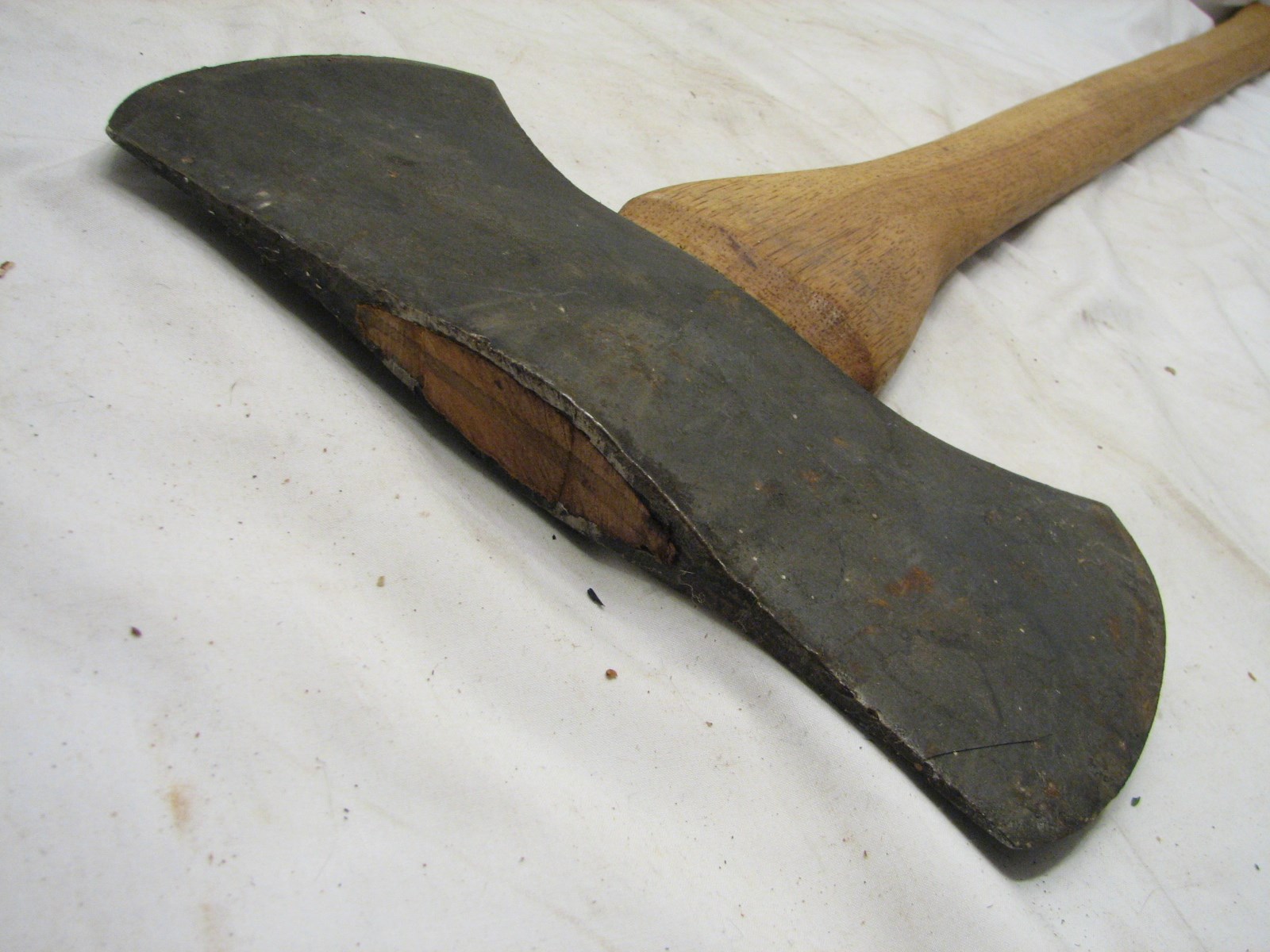 Antique Belknap Bluegrass Tool Co Double Bit Felling Ax Wood Lumber New ...