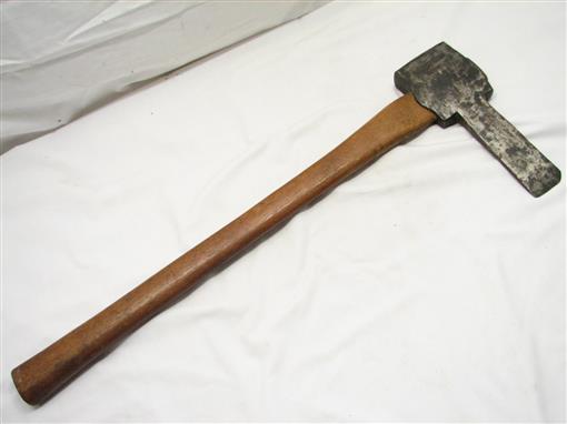 Antique Hand Forged Post Hole Mortising Axe Wood Tool Mortise Mortise ...