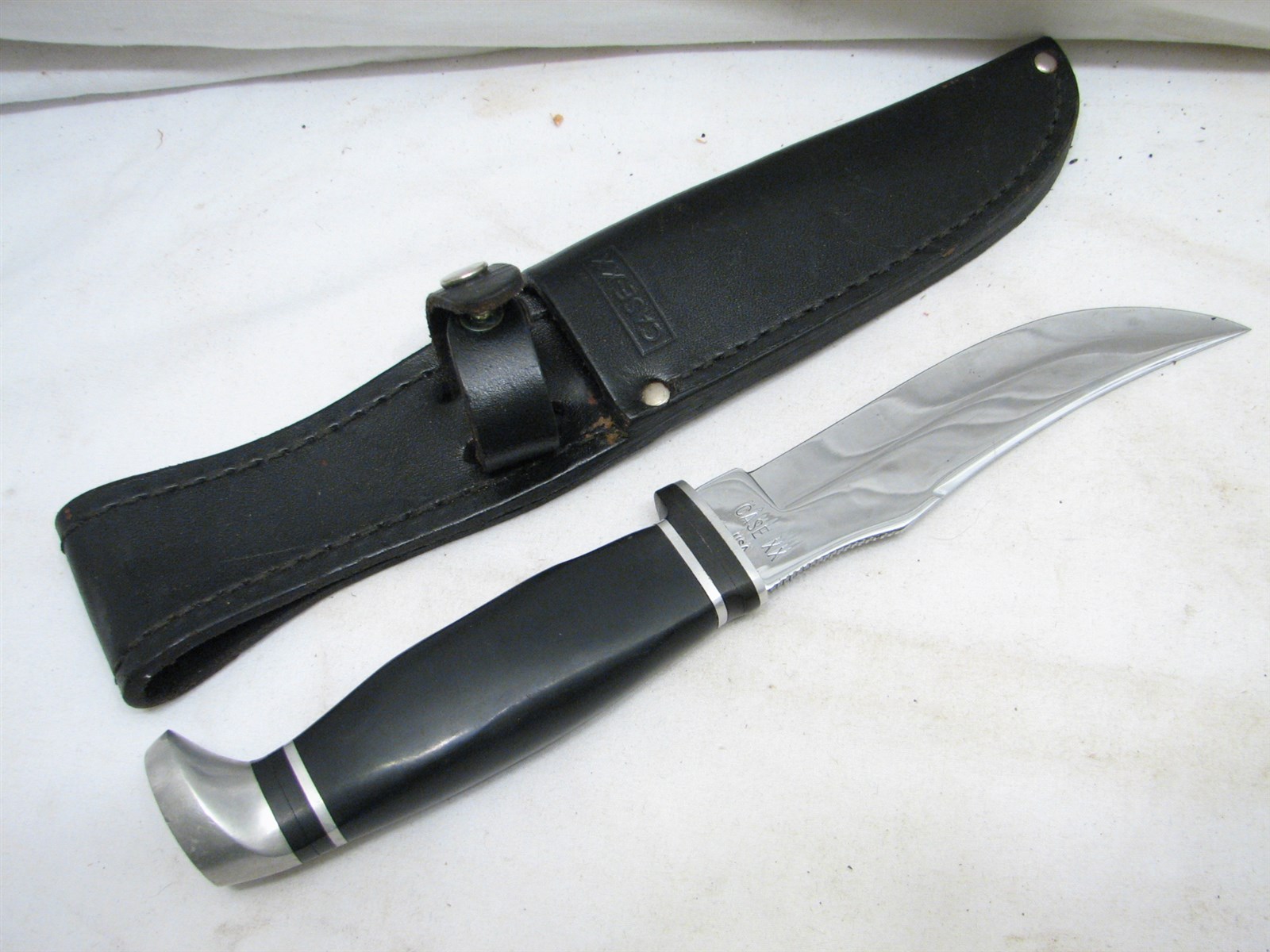 Case XX 223-5 Hunting Fixed Blade Skinning Knife w/Sheath USA | eBay