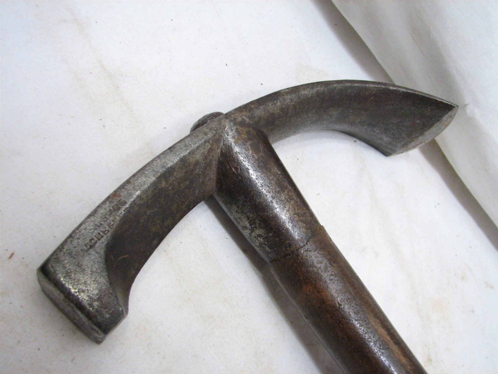 Antique Cooper's Adze Hand Forged Hammer Barrel Making Wood Tool ...