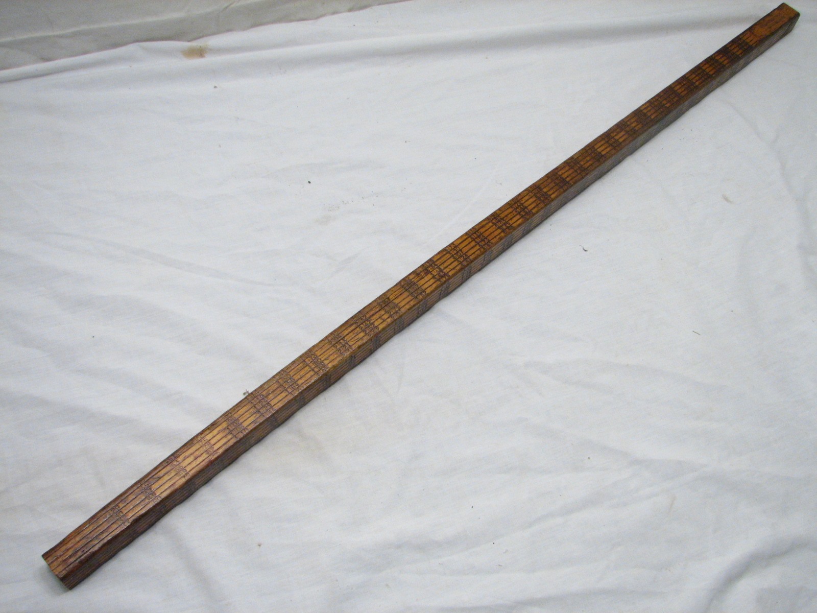 Vintage Wood Yard Stick, Ruler, HOLLAND FURNITURE, Ann Arbor, 36 Scale, VGC