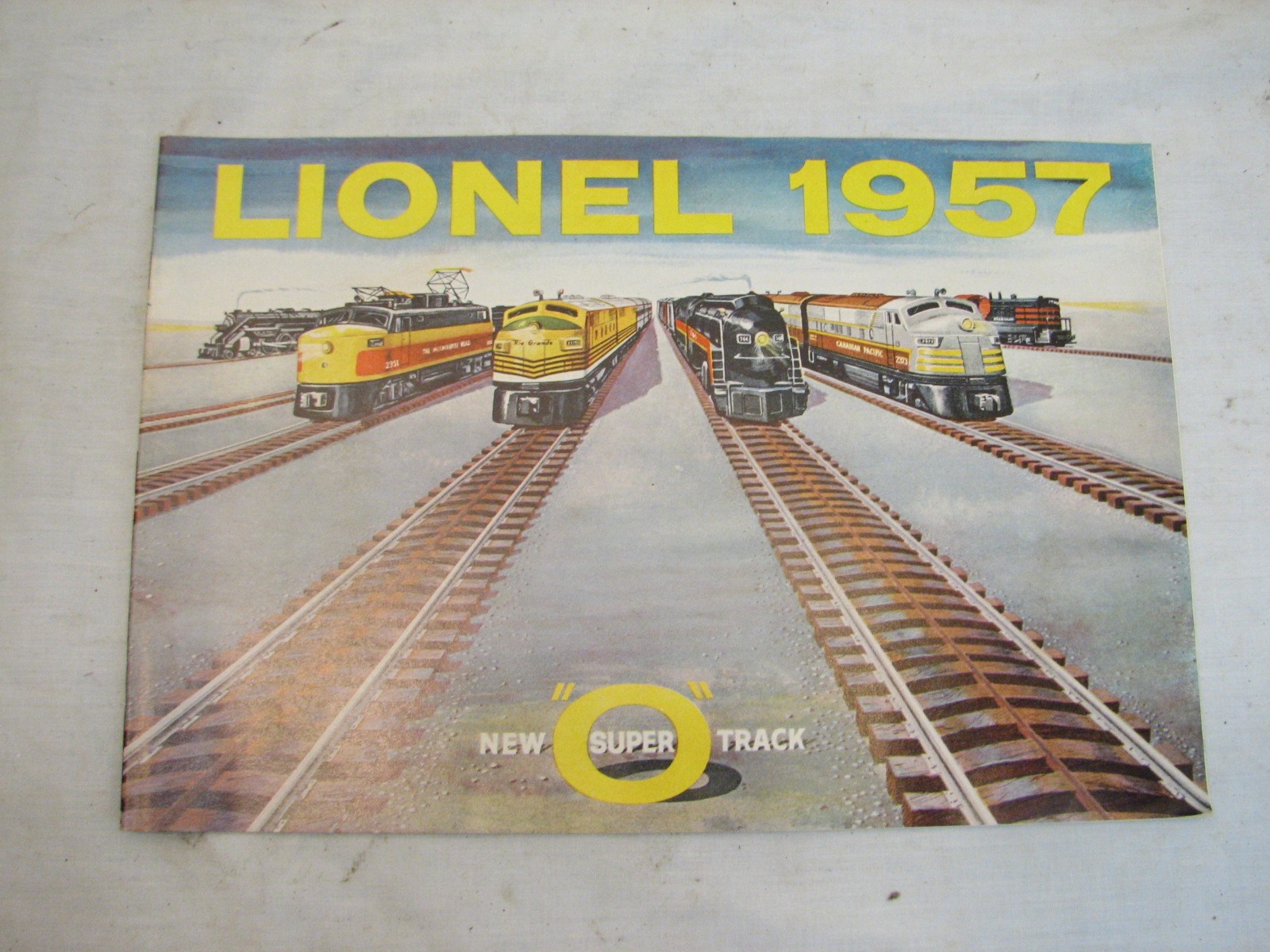 lionel 1957 catalog layout