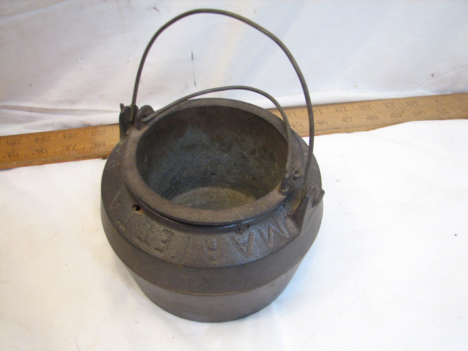 Antique Cast Iron Glue Pot | Double Boiler | Glue Melting Pot | Various  Vintage | Vintage Tools | Glue Storage | Glue Melter